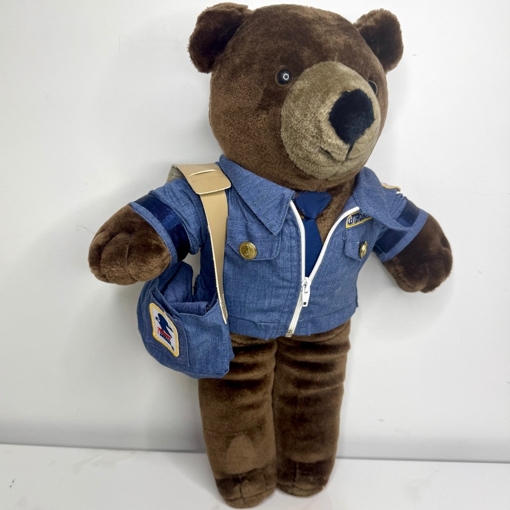 1986 USPS Postal Letter Carrier Bear Vintage